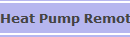 Heat Pump Remote