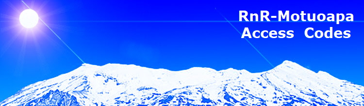 RnR-Motuoapa
Access  Codes